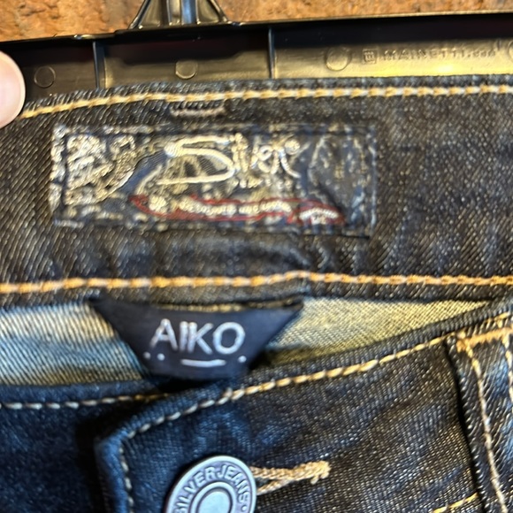 Excellent Condition Aiko High Skinny Silver Jeans - Picture 2 of 6